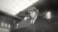 Ladd Russo (Baccano!) shoot a far away target, blasting his head off.