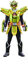 Houtarou Ichinose (Kamen Rider Gotchard) as Kamen Rider Gotchard Needlehawk.