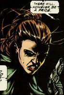 Katrina Cupertino/Cybernary (Wildstorm Comics) possessed some low-key telepathic ability that enabled her smuggling career to run as seamlessly as it did before her unwitting modification