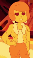 Pizza Jenny (Steven Universe) is a pizza-based personal demon that is the source of all of the pizza-based nightmares Kiki has, being the source of the ocean of cheese she always drowns in.