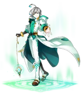 Ain (Elsword) is an angel created by the goddess Ishamel.