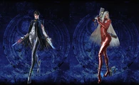 The Umbra Witches (Bayonetta) are humans who - through magical and spiritual means - are capable of feats impossible for any other human, including super strength, speed, stamina, et cetera.