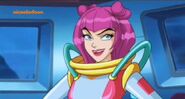 Cosmo Stratus (Totally Spies) was a crazy woman who developed a device that nullified earth's gravitational pull.