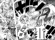 Elizabello II's (One Piece) King Punch wipes out an entire arena full of combatants in one attack, and nearly wiped out the audience as well.