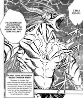 Raika (Rosario + Vampire II) becomes a monster composed of lightning after entering his Lightning Beast form...