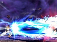 Ryu's (Street Fighter) Shinku Hadoken hits the opponent 5 times in one blast.