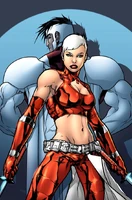 Zealot (Wildstorm Comics) has literally been described as one of, if not the deadliest assassin on the planet. Her fighting abilities are unmatched among the coda, with and without a blade. And she can hold her own against virtually anyone, including those physically better then her, in one on one and even group combat. She is more than a match for the best of the best. Her range of martial arts knowledge spans almost all arts known to man and include the alien fighting arts of the Coda.