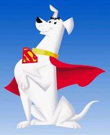 Krypto (Krypto the Superdog) is a dog from Krypton.