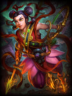 Nezha (Chinese Mythology) a deity of protection had such great strength he could defeat the Dragon King and all his soldiers and even match Sun Wukong in a fight.