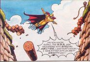 Commander Brutus (Sonic the Comic) possesses an anti-gravity unit, allowing him to fly.