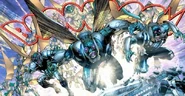 Justice-league-parademons.jpg (60 KB) The Para-Demons (DC Comics) are the viscerally bastardized and violated remains of conquered species converted into necrotic technomechanical drones by Apokoliptian science.