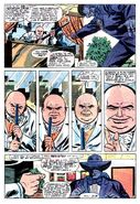 Mentally disciplined, Wilson Fisk/The Kingpin (Marvel Comics) is immune to hypnotism or anything that results in him losing his will. Even the will-sapping Purple Man couldn't control him.