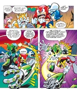 Mighty Ticked.jpg (1.42 MB) As seen here, Mighty the Armadillo's (Archie's Sonic the Hedgehog) strength can fluctuate depending on his health and emotions, becoming especially destructive when enraged.