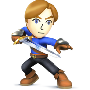 Mii Swordfighters (SSB4) are experts in swordplay.