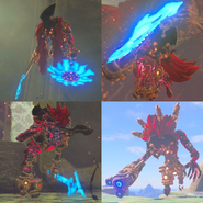 The Four Blight Ganons (The Legend of Zelda: Breath of the Wild), Scourges of the Divine Beasts, are demonic cyborgs created by Calamity Ganon.