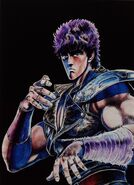 Kenshiro (Fist of the North Star) has his entire philosophy devoted to honour and chivalrly and sight of injustice to innocent women and children or dirty tricks in combat fills him with rage.