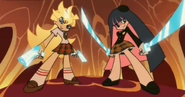 Panty with Backlace and Stocking with Stripes I & II (Panty and Stocking with Garterbelt)