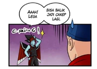 ...than he can to be his Alcyonite form.