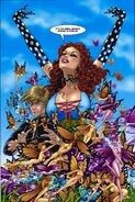 Tarot (Witch of The Black Rose) with pixies