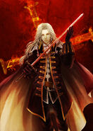 Alucard (Castlevania) is the dhampir son of Dracula.