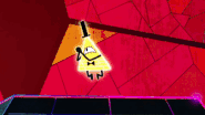 Bill Cipher (Gravity Falls) vaporizes Time Baby