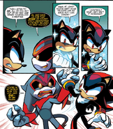 Eclipse the Darkling (Archie's Sonic the Hedgehog) negates Shadow's ability to use Chaos Control.