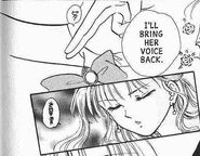 Subaru (Fushigi Yuugi) restoring Miaka's voice.