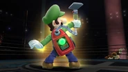 Luigi's (Super Smash Bros. series) Final Smash, Poltergust 5000.