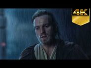 Star Wars- Attack Of The Clones - Obi-Wan vs Jango Fett - Planet Kamino - Fight Scene 4K-2