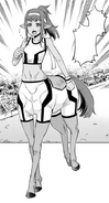 As a Lightweight Centaur, Alusia (Monster Musume) is an incredibly fast and agile runner.