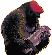 Monsieur Mallah (DC Comics) with the Brain.