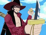 Dracule "Hawk-Eye" Mihawk's (One Piece) supreme swordsmanship skills...
