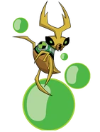 Ball Weevil (Ben 10 Omniverse) can create whips made of plasma to wrap and bind opponents.
