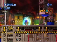 Lightning Shield.jpg (101 KB) Sonic the Hedgehog (Sonic the Hedgehog) equipped with a Lightning Shield, turning himself into a lightning ball.