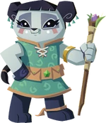 Liza (Animal Jam), an anthropomorphic panda.