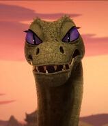 Shi Long (Kung Fu Panda: The Paws of Destiny), an anthropomorphic komodo dragon.