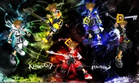 Using his Drive Forms, Sora (Kingdom Hearts series) can call forth enhancements to either his physical combat or magical skills.