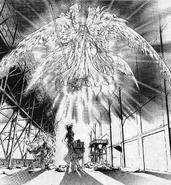 Adam Kadmon (Angel Sanctuary) also known as the Holy Hermit is the original angel, the only true seraphim and is the pinnacle of spiritual perfection.