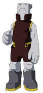 Cementoss (My Hero Academia) is a Pro Hero with the Quirk "Cement", allowing him to manipulate cement and concrete in any way he wants.