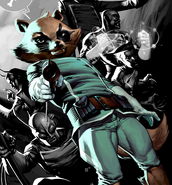 Rocket Raccoon (Marvel Comics), a genetically-altered raccoon.