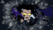 Ace (DC Animated Universe) causing Batman severe vertigo by warping his perception.