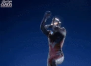 Ultraman Gaia (Ultraman series) using Gaia Blizzard.