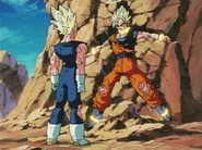 GokuVSVegeta.png (804 KB) Vegeta (Dragon Ball Z) binds Son Goku to a mountain using energy rings.
