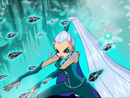 Icy (Winx Club) is able to create blizzards, ice attacks, etc.