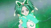 ...Precure Mint Shield with her Mint Lead,...