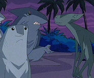 Shark peoples (American Dragon: Jake Long), anthropomorphic shark-like magical creatures.