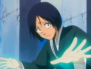 Hanataro (Bleach) is a great spiritual healer as well as his sword Hisagomaru.