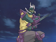 Makyura the Destructor (Yu-Gi-Oh!) wields massive knife-claws to live up to its name.