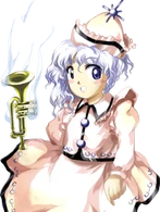 Th09Merlin.png (109 KB) Merlin Prismriver's (Touhou Project) Maniac Notes are notes that enhance people's feelings. Upon hearing her performance and receiving too much influence, a listener's feelings become abnormally good so as not to be able to speak and would induce a feeling of wanting to do a spontaneous dance.