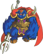 Ganon (The Legend of Zelda: Oracle of Ages/Oracle of Seasons) was revived incorrectly, as Twinrova sacrificed themselves instead of Zelda, thus resulting in Ganon coming back as a mindless beast.